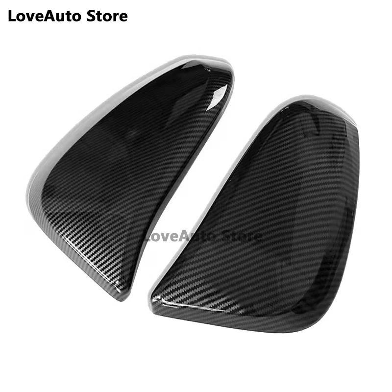 For Toyota Hilux Revo Rocco Innova Fortuner Rav4 Car Side Mirror Caps Cover Car Rear View Rearview Side Glass Mirror Cover Frame