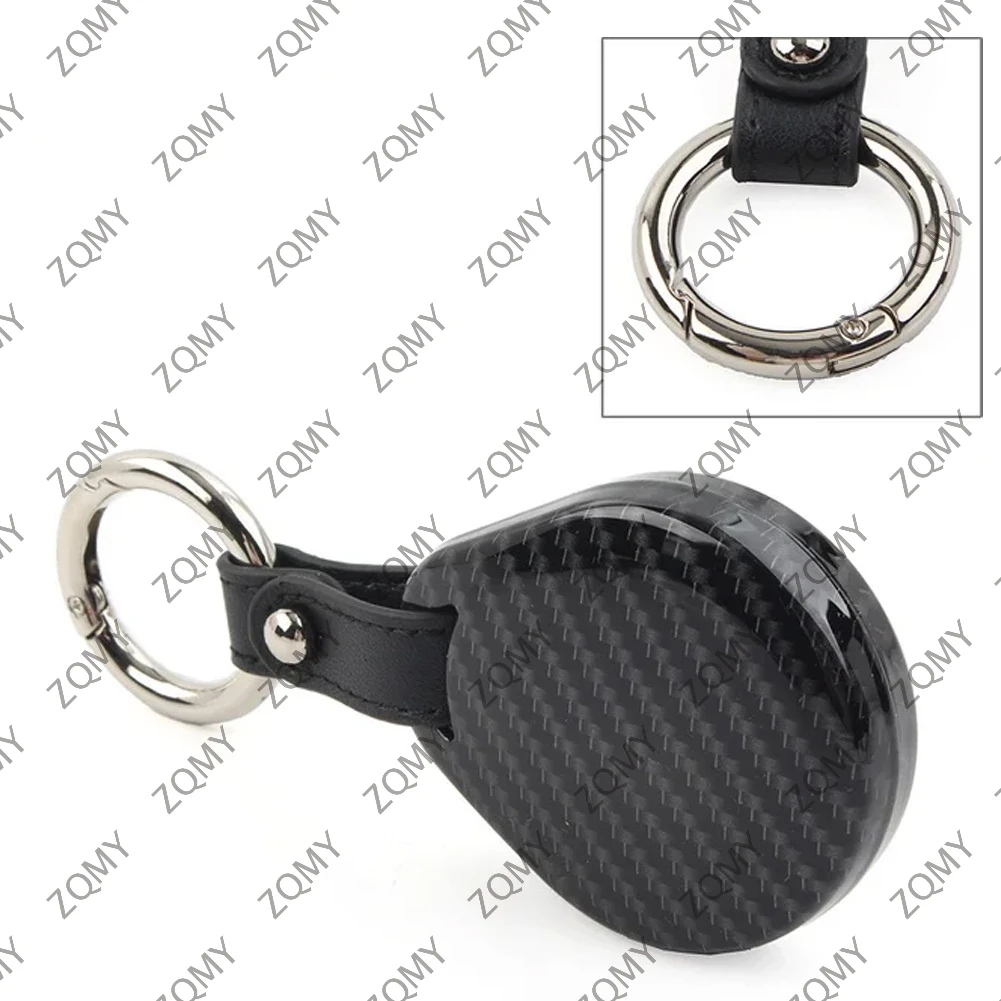 Carbon Fiber Motorcycle Key Chain Case Holder Fob Procter Cover For Harley Touring Sportster Softail FL FLST FXST VRSC 2007-2016