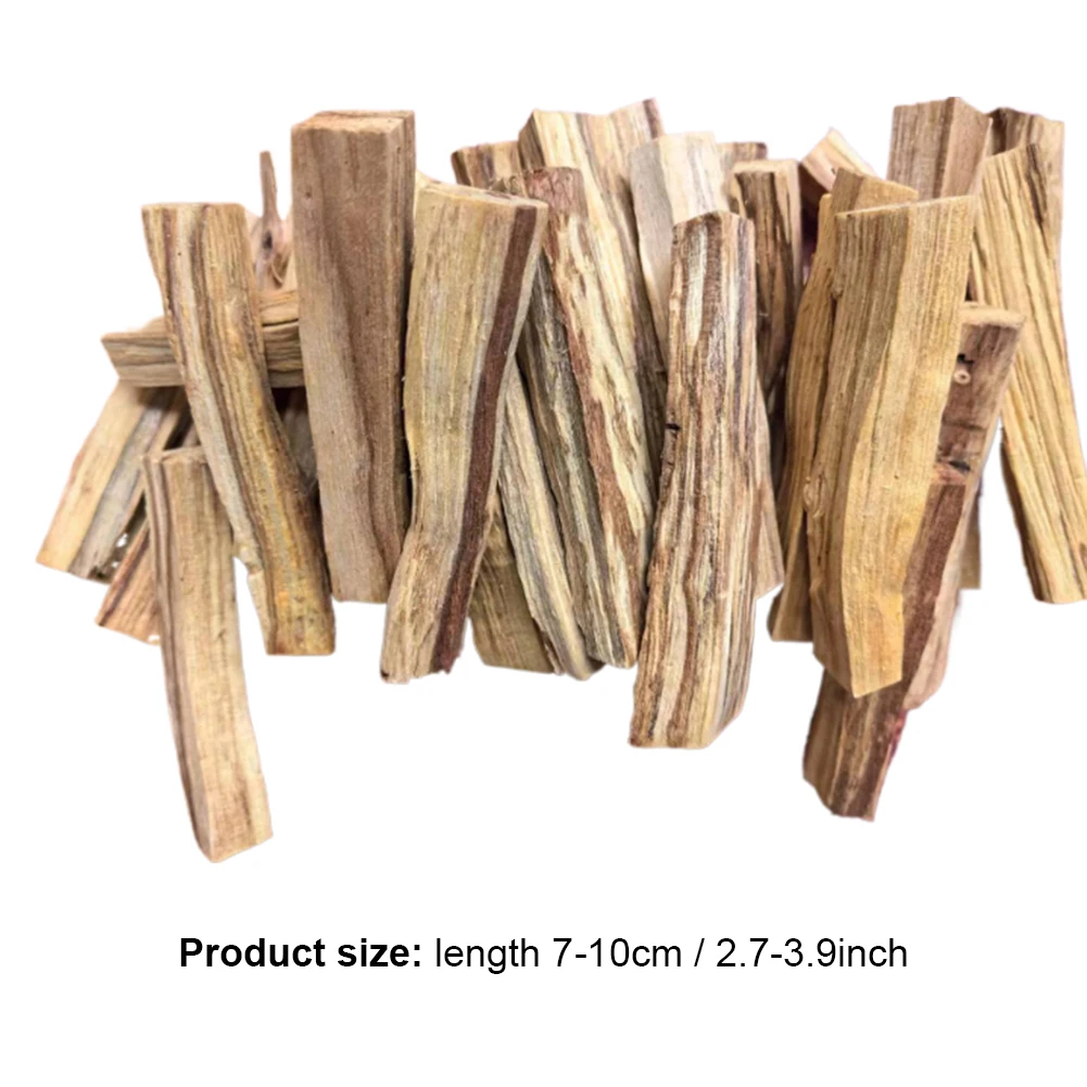 Palo Santo-varillas de incienso Natural, palitos purificadores, curativos, alivio del estrés, difusor de Aroma de madera, tiras de madera cruda Natural