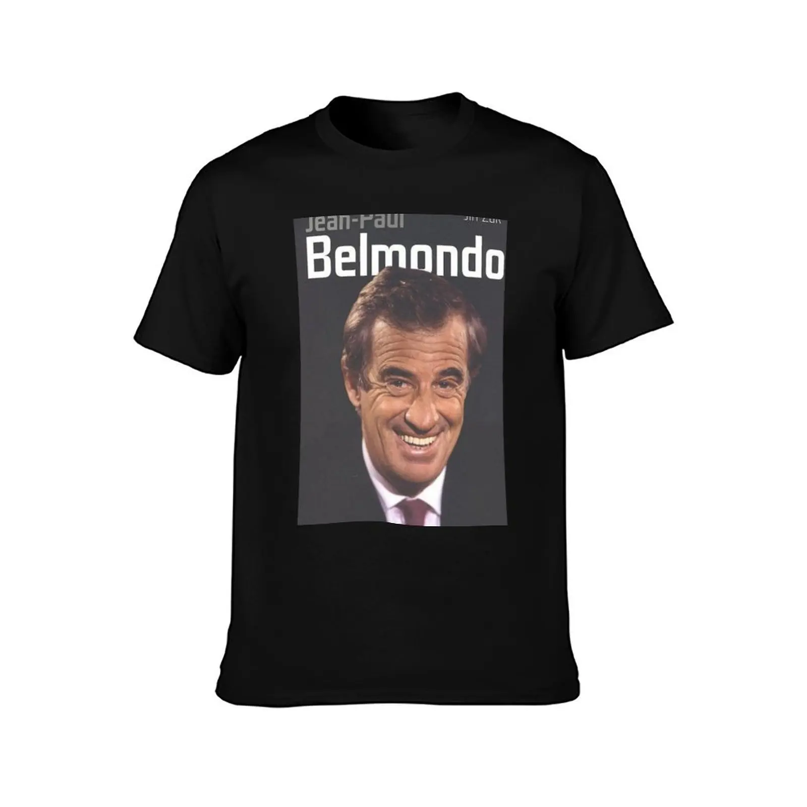 Jean Paul Belmondo T-Shirt Summer Casual Cotton Tee Oversized Streetwear Tops Vintage Graphic Print Loose Fit Short Sleeve