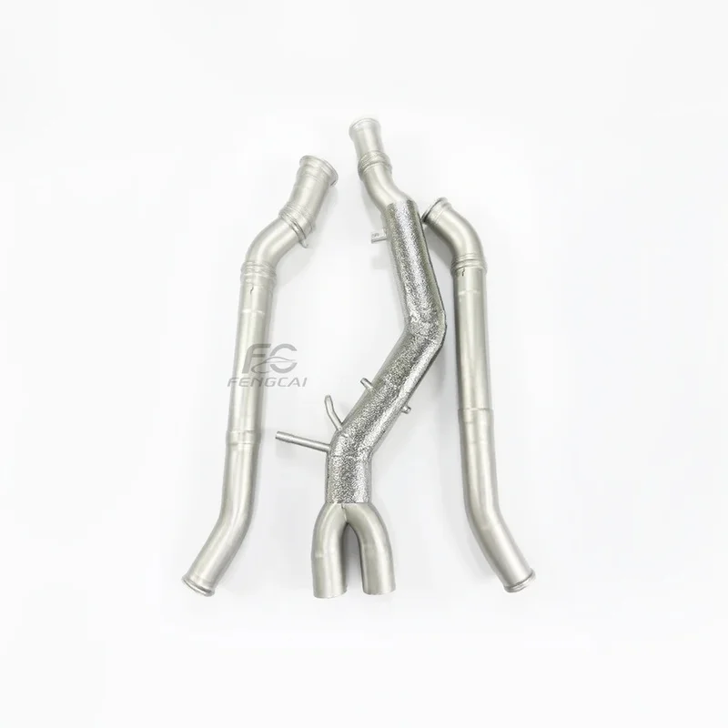 High Flow Midpipe Resonator G8X G80 G82 M3 M4 Stainless Steel 4 Inch Diameter Exhaust Pipe Muffler