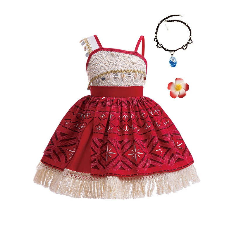 

Little Girl Carnival Princess Cosplay Dress Up Adventure Costumes Accessories Set Outfit Fancy Birthday Party Summer Dress 1-10Y