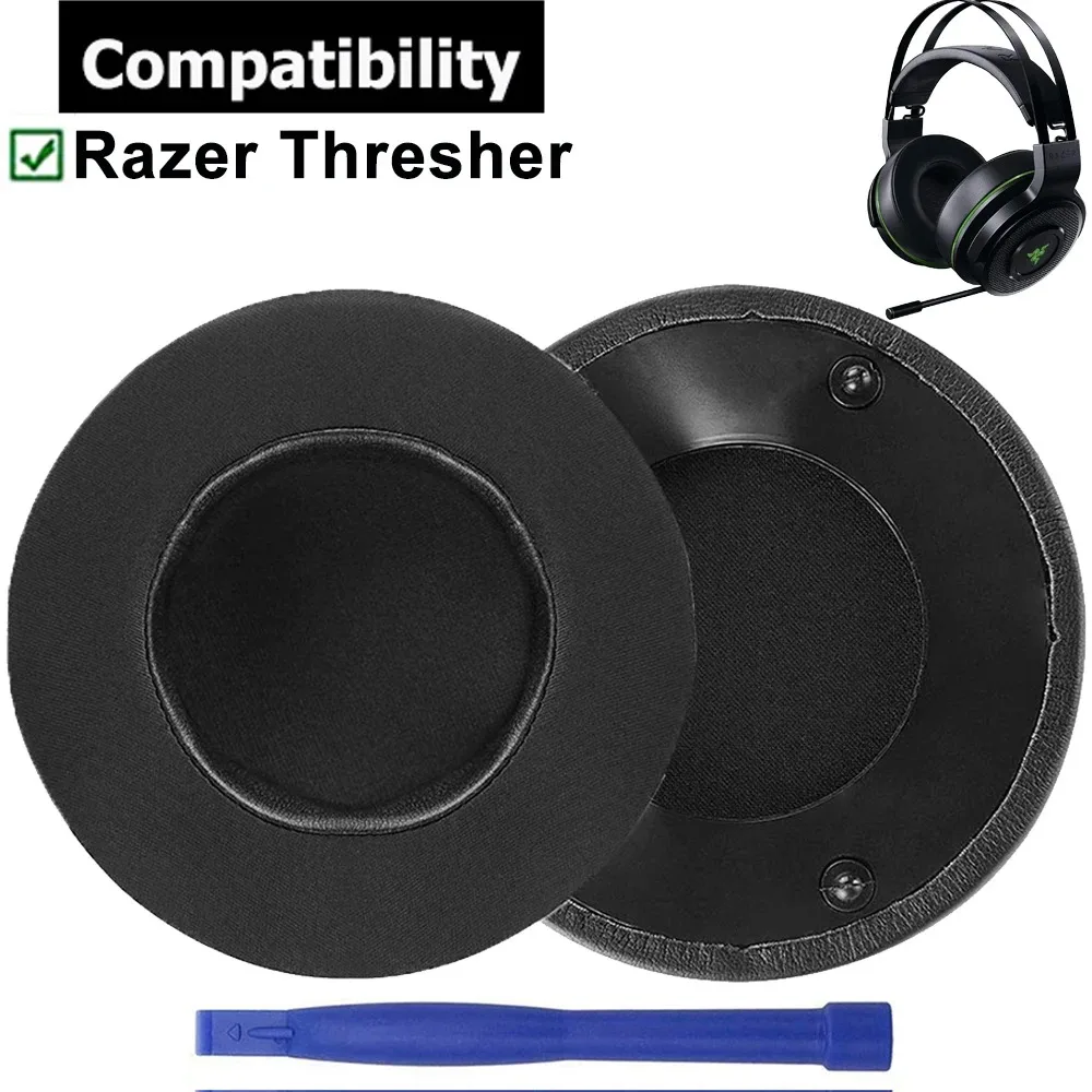 1 para zamienne Earpads wkładki do uszu poduszki dla Razer młockarnia ostatecznym edycji turniejowej PS4 konsoli Xbox One Dolby 7.1 słuchawki dla graczy