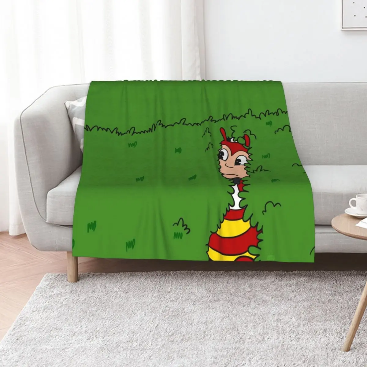 JOLLIBEE BUSH MEME PARODY PINOY SHOWER CURTAIN Throw Blanket Beach Decoratives Hairy Stuffeds Blankets