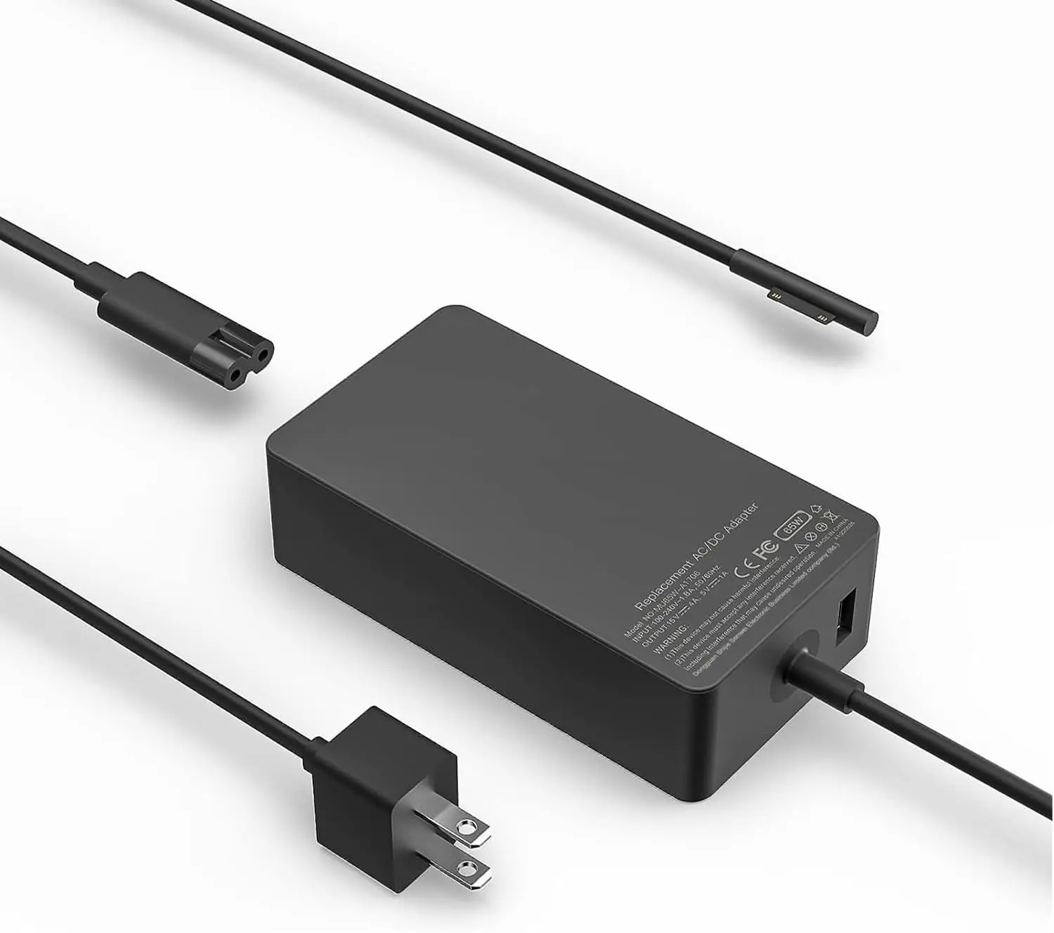 65W 15V 4A Power Adapter For Microsoft Surface Pro4/5/6/7/8/9 Laptop1/2/3/4 Go1/2/3 BooK Charger For 1866 1867 1706 1800 1796