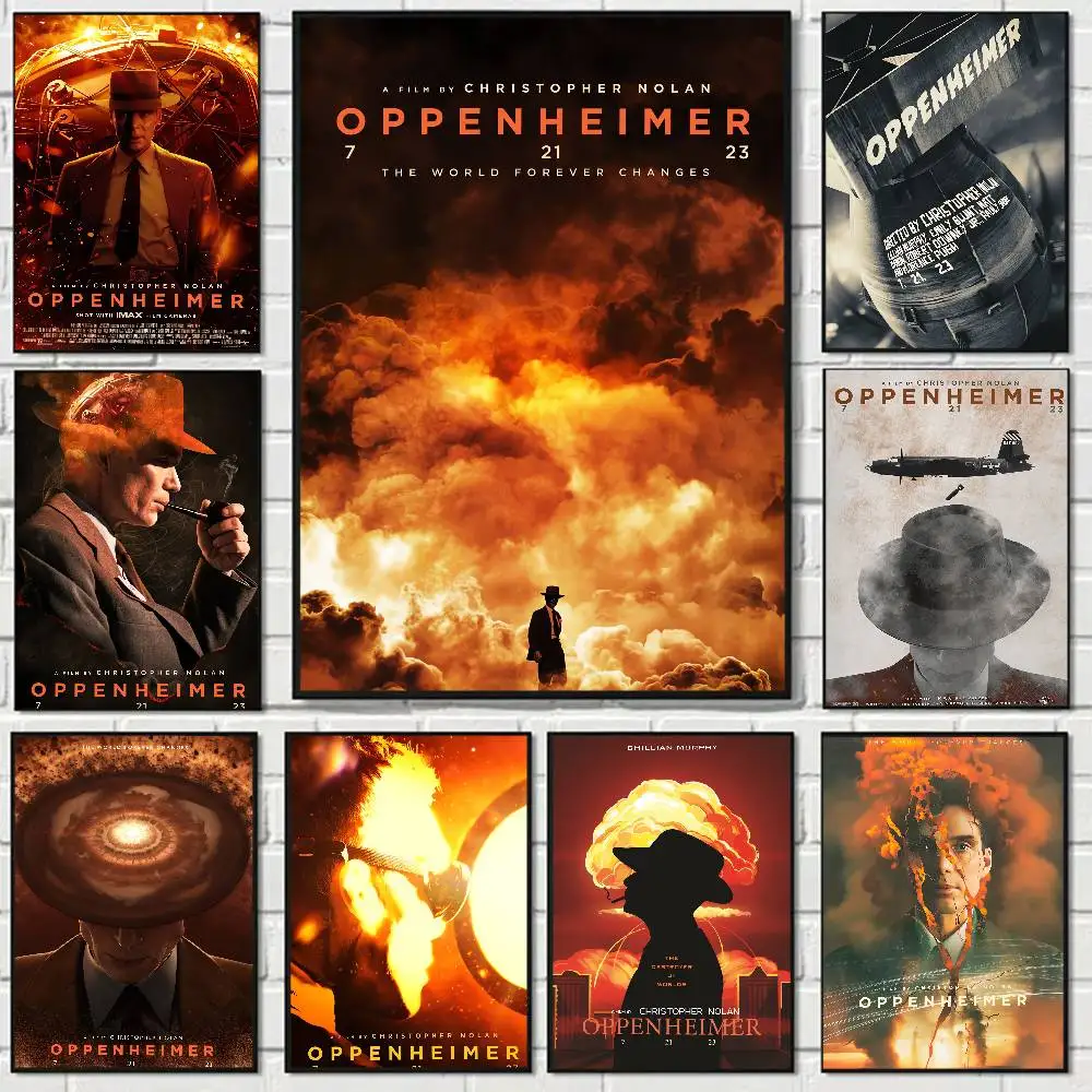 Film Oppenheimer Ästhetisches Poster Zimmer- und Heimdekoration Gemälde zum Aufhängen Klassische Geburtstagsgeschenke