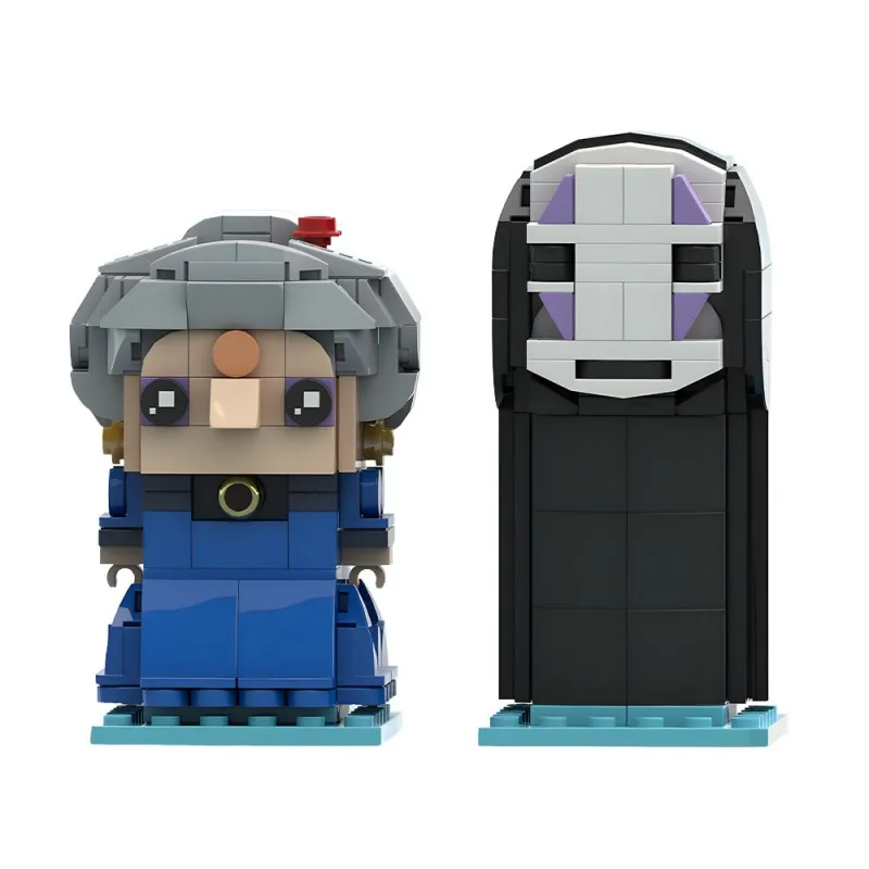 

MOC Аниме Магическая Ведьма И Дух Призрака Конструктор Фигурка Диорама Игрушки Для Взрослых Набор Для Сборки Уникальный Декор Стола Каваи Подарок Для Любителей Кино И Аниме Уникальные Строительные Блоки