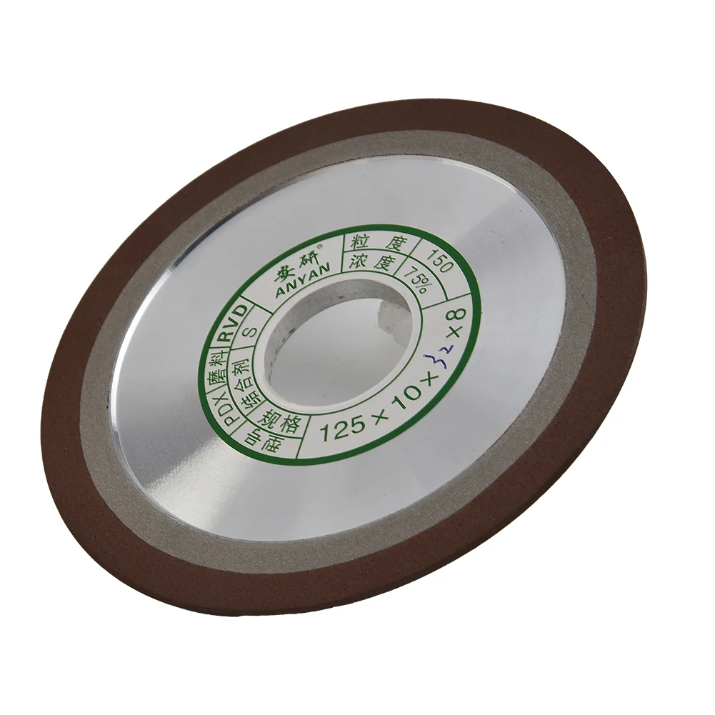 Tool Grinding wheel Accessories Single-sided Alloy Silver+Brown 1-Tapered Disc Hard Steel Polished Useful Practical
