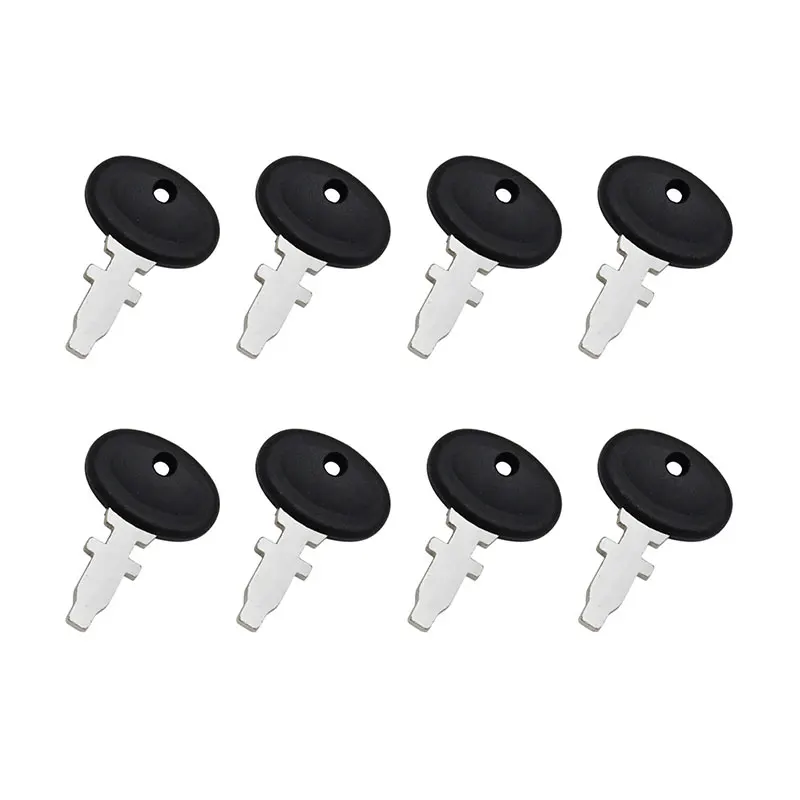 8 PCS TX10998 9918786 Ignition Key Compatible with Allis Chalmers 5040 5045 5050 Compatible with Fiat 1000 1300 450 480 500 540