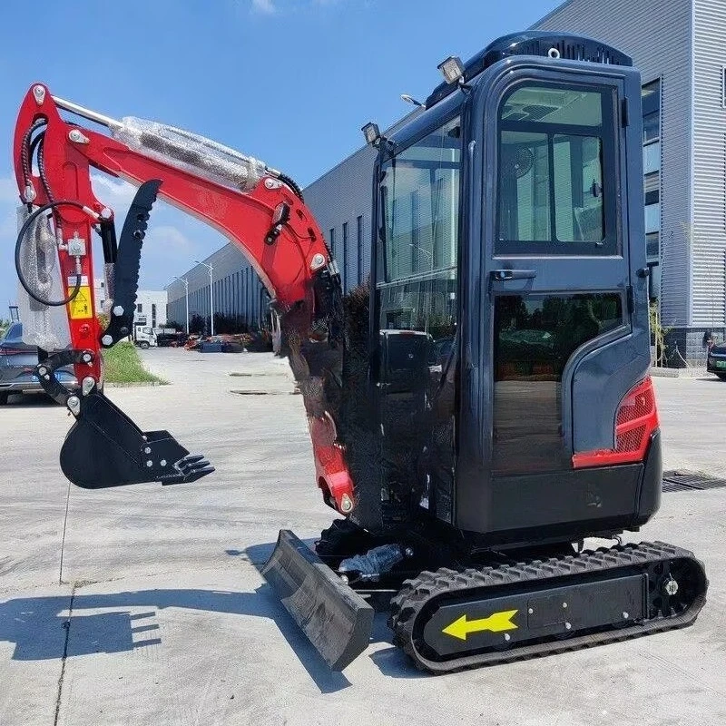 Miniature hydraulic crawler excavator building height