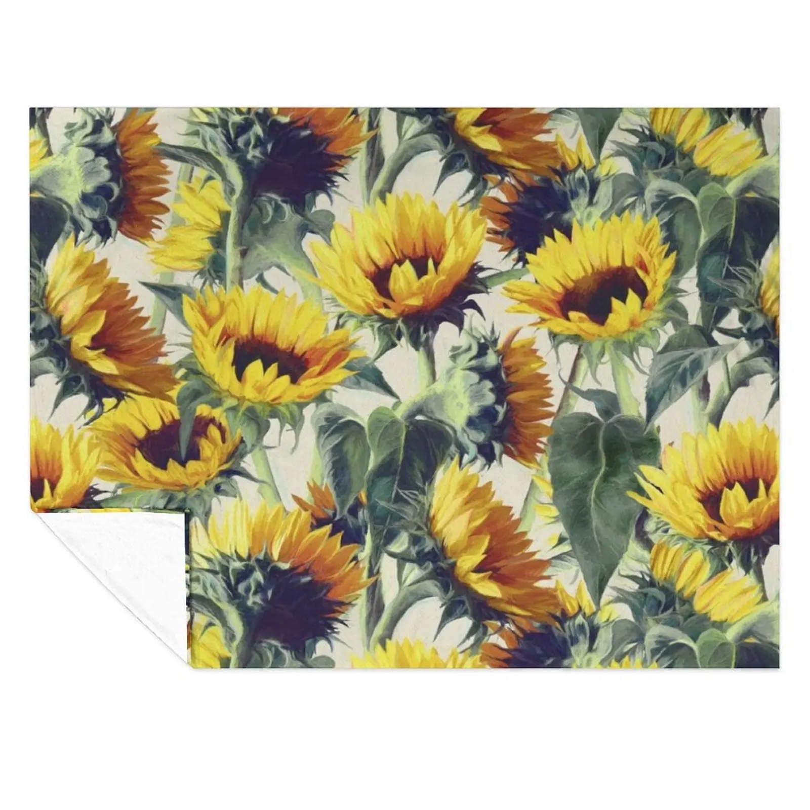 

Sunflowers Forever Throw Blanket Thin Extra Large Throw Camping Blankets