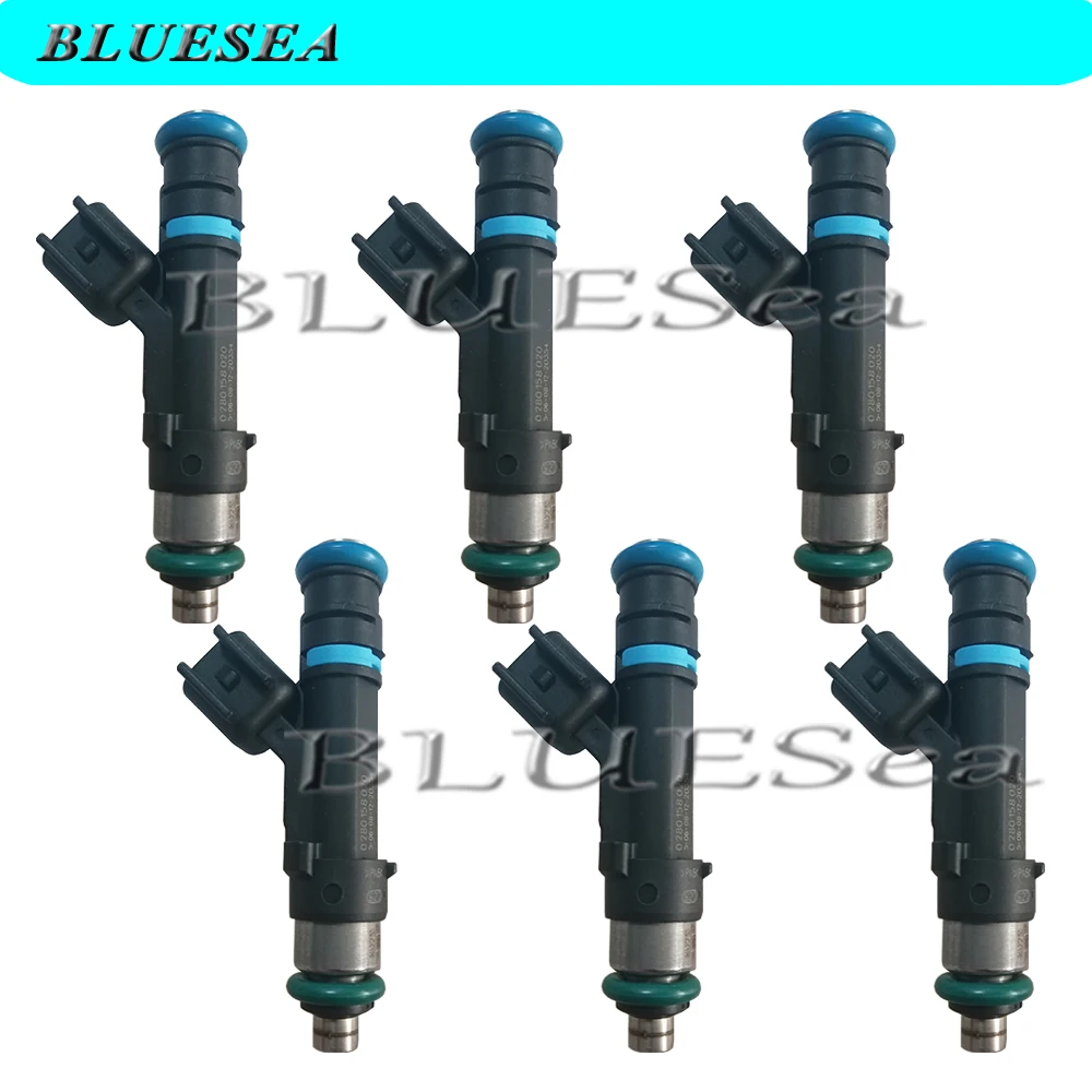 0280158020 For Jeep Liberty Dodge Dakota Mitsubishi 3.7L Fuel Injector 6PCS