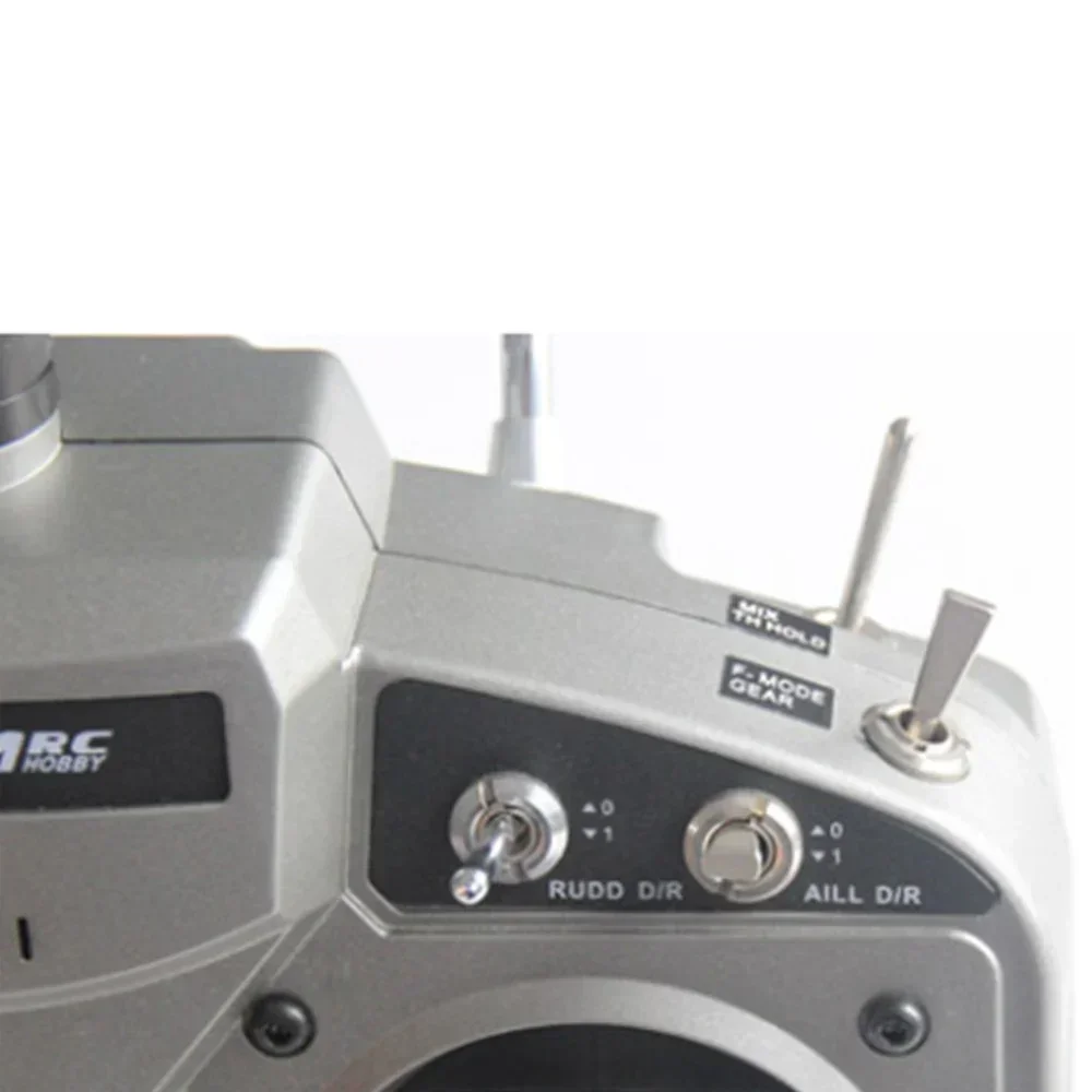 Flysky FS-i6S 2.4GHz 6CH Transmitter - Full-Range DSM2 for Drone/Aircraft, Superior to Spektrum DX6i, 10 Model Memory