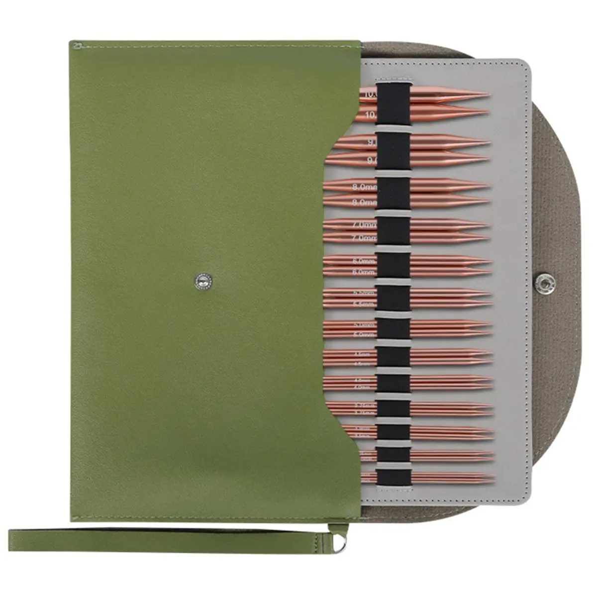 Interchangeable Circular Knitting Needles Set - 13 Pairs (3mm-10mm) with Accessories, Ideal for Travel