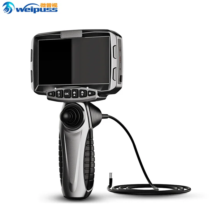 Videoskop Industri Mini Seri SEM 24 Sensor CMOS Perawatan Otomatis Boreskop Elektronik Kartu SD Data Kamera Analog Industri