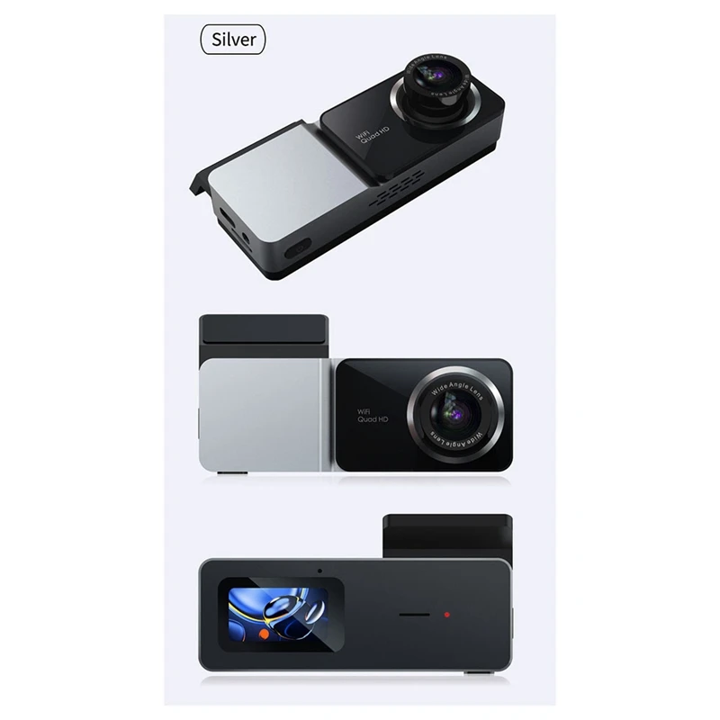 2K Dash Cam Front And Rear Dual Camera Car DVR Night Vision Dash Camera Recorder 24H Parking Monitor Built-In Wifi