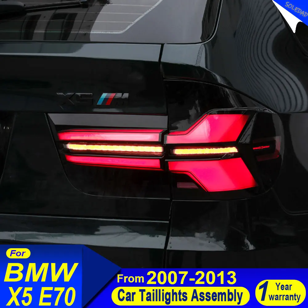 Car Tail Lights For BMW X5 E70 2007-2013 DRL Fog Rear Trailer lamps Turning Signal Voiture Plug And Play  Accessories