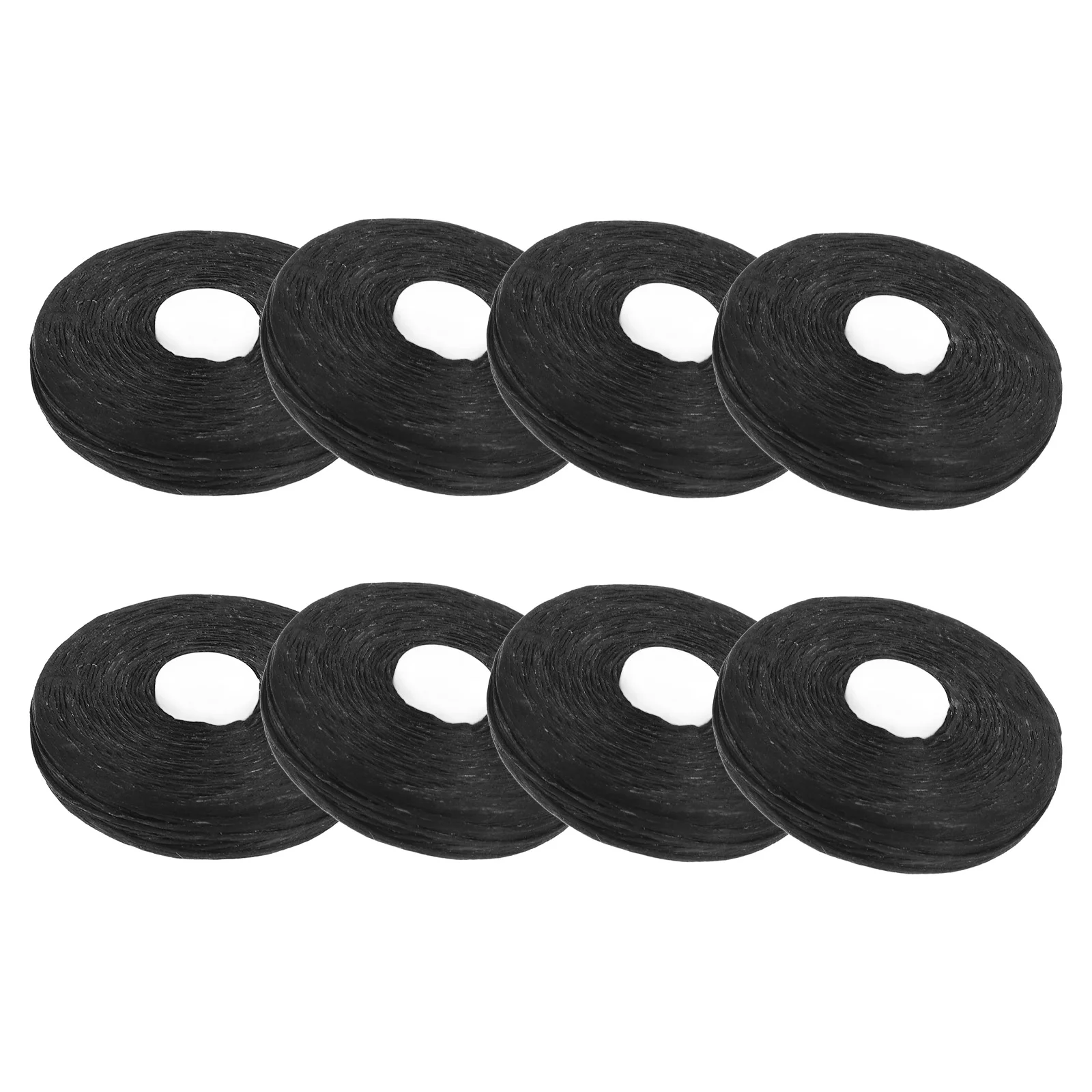 

8 Pack 50M Bamboo Charcoal Dental Flosser Spool Wire Toothpick Flosser Dental Floss Replacement Core Mint Flavor (Black