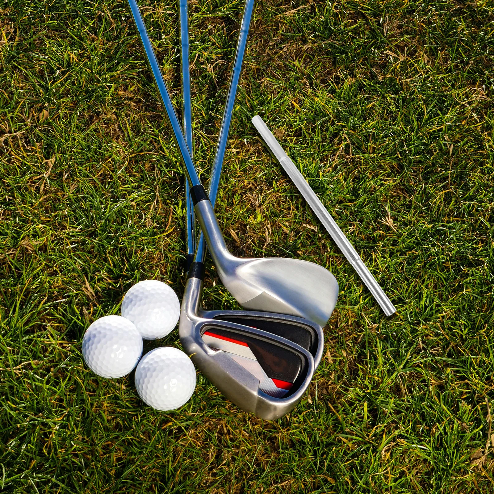 

Metal Golf Club Extender Portable Durable Stable Shaft Extension Rod Easy Install Outdoor Supplies Golf Shafts for Irons