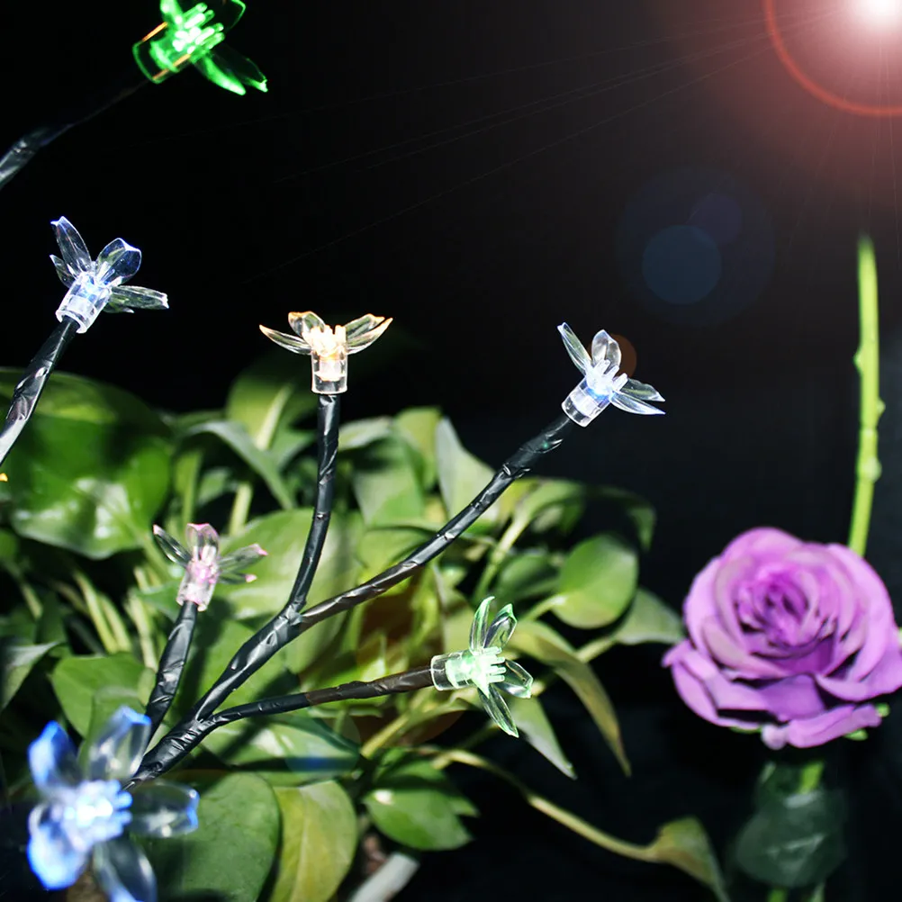 

LED Light Branches Leaves Cherry Blossoms Lawn Lights Outdoor Garden Landscape Light Cherry Blossoms Lawn Lights
