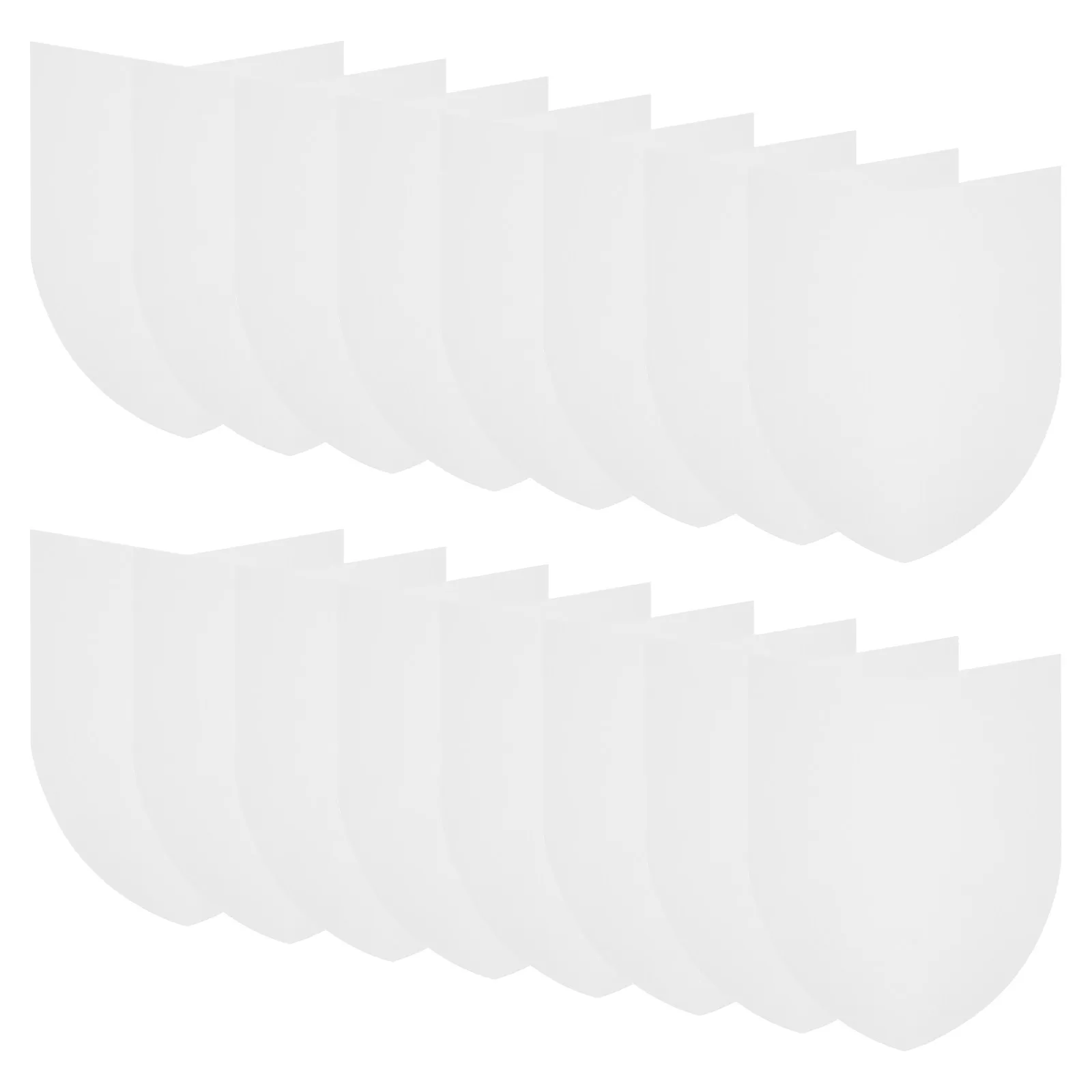 16Pcs Blank Paper Shields DIY Painting Cardboard Knight Craft Kit Kids Party Supplies Cosplay Shield Craft Kit