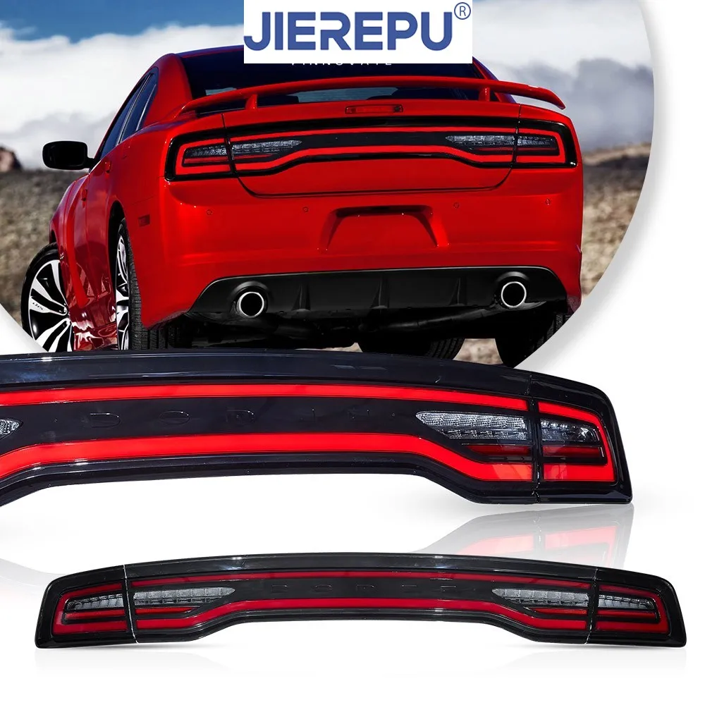 

2 шт. прозрачный светодиодный задний фонарь в сборе для Dodge Charger 2011-2014 Animation и последовательные автомобильные фары, аксессуары