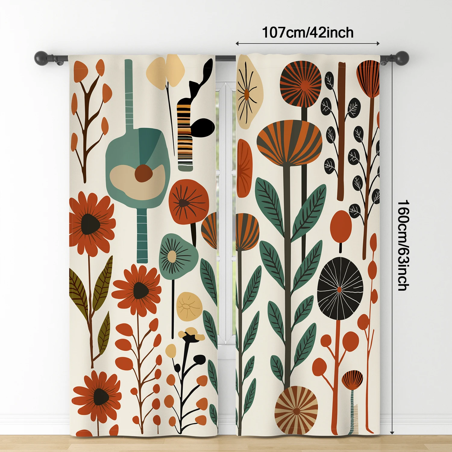 2 قطعة الستائر الأوروبية الحديثة الهندسية الحديثة الحد الأدنى الستائر لغرفة النوم وغرفة المعيشة ضوء تصفية نافذة الستائر ديسمبر #4