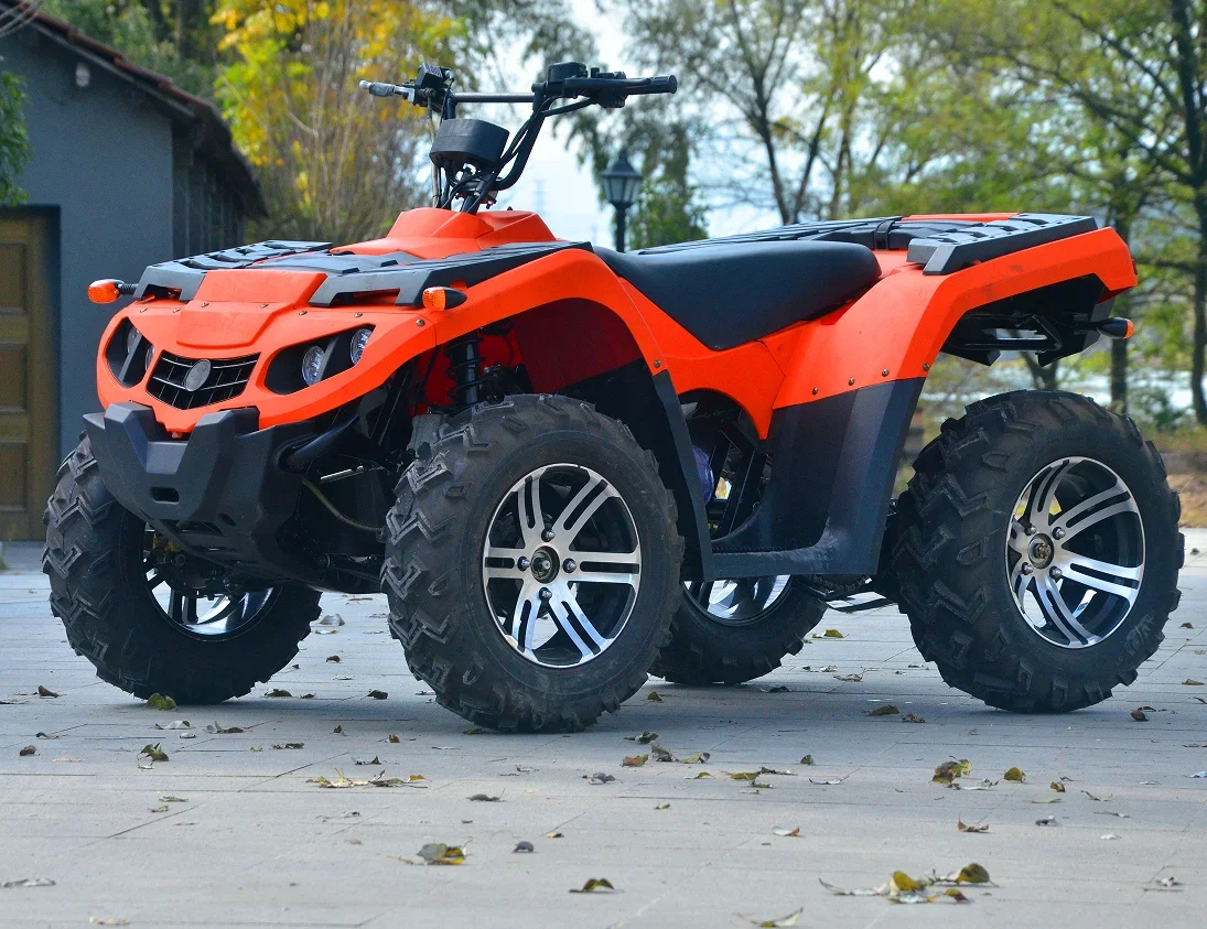 4WD Adult ATV 4WD Motorcycle Double Automatic All Terrain Gasoline Large Mountain Bike