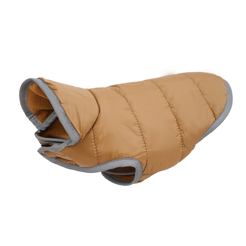 Wintermantel für Haustiere, wendbar, winddicht, Hundejacke für kleine und mittelgroße Hunde und Katzen, reflektierende Sicherheitskleidung für Welpen und Chihuahuas für den Außenbereich. – Detail 4