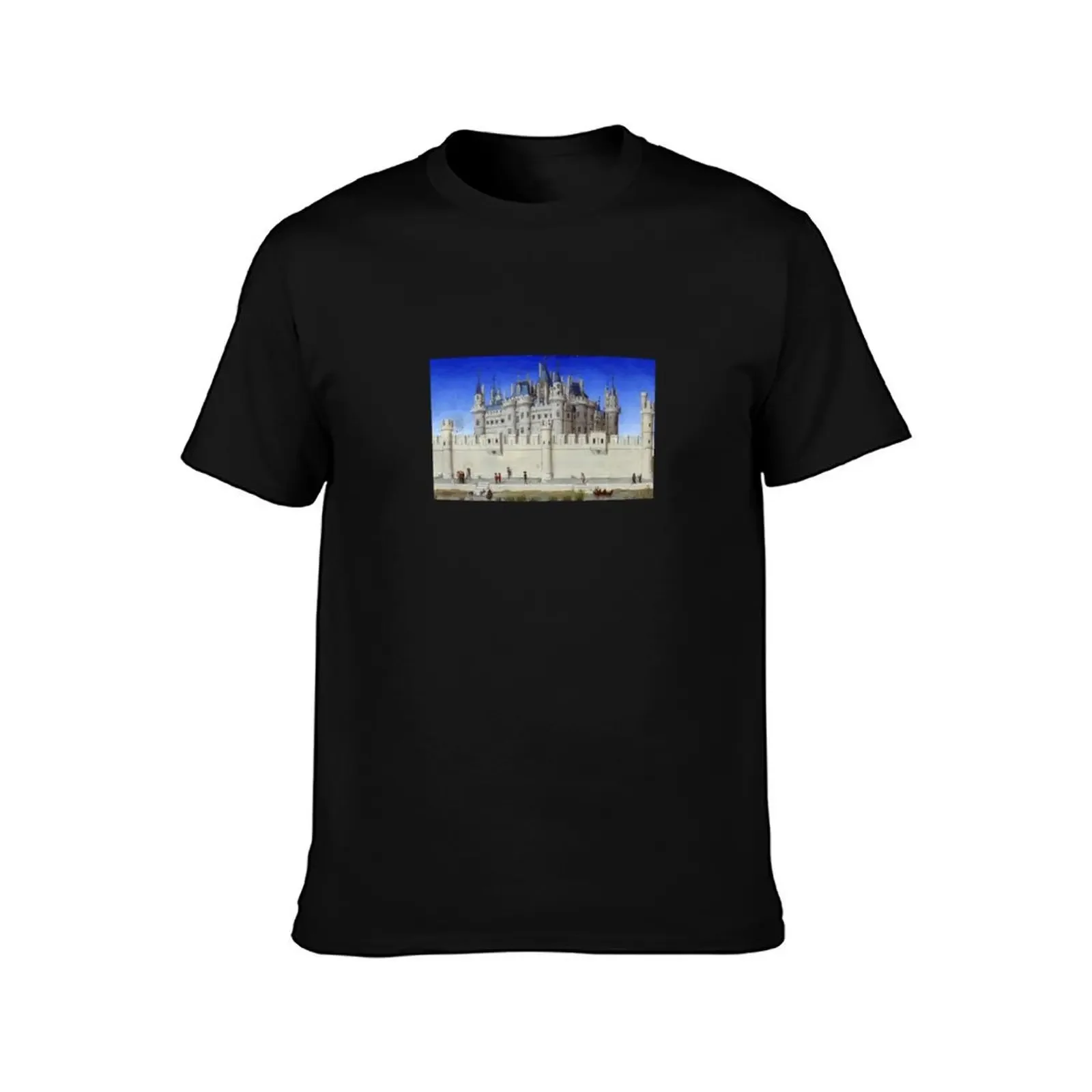 The Louvre in the 15th century T-Shirt man t shirt vintage t shirts shirts graphic aesthetic clothes mens plain t shirts