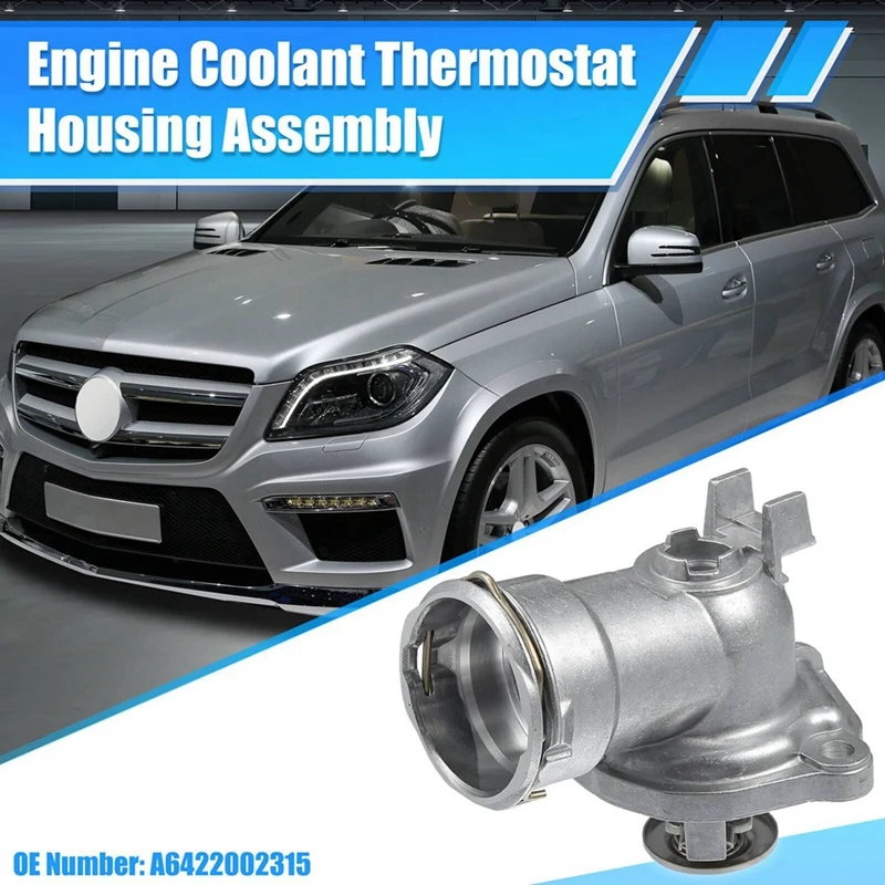 A6422002315 Car Engine Coolant Thermostat Housing For Mercedes-Benz GL350