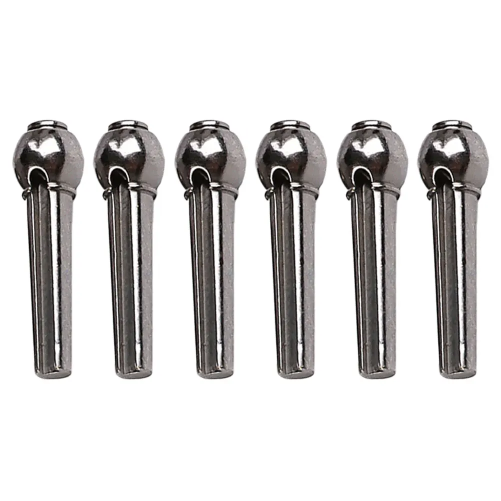 

6 Pcs Guitar String Nails Acoustic Peg Tuning Bridge Pin Replacement Pegs Metal Parts