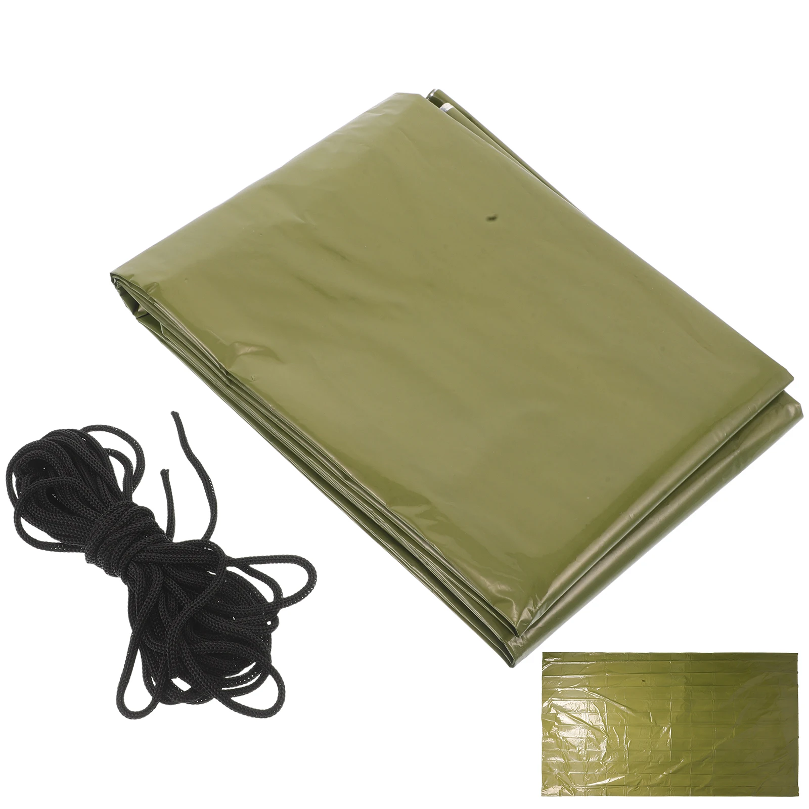 

1PC Emergency Tent Outdoor Survival Shelter Lightweight Thermal Insulation Blanket for Camping Hiking Emergency Use