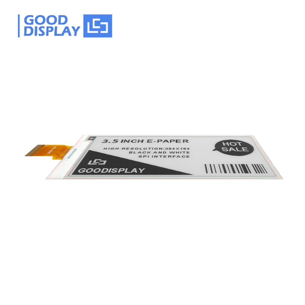 Display E-Paper da 3,5 pollici 384x184 Pixel Tecnologia E-Ink con aggiornamento più veloce GDEM035T81 Display carta elettronica