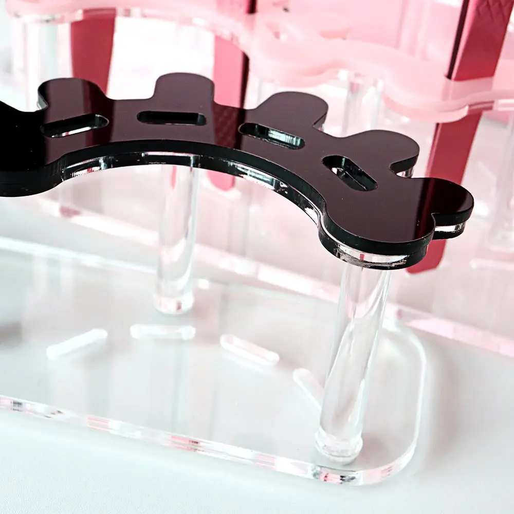 Acryl-Pinzette, 8-Loch-Organizer, Aufbewahrungskoffer, Regalständer, Wimpernverlängerung, Pinzette, Halter für Wimpern, Make-up-Werkzeug