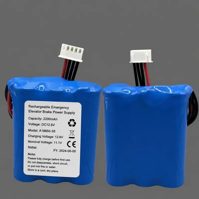 11.1V 12V Lithium Battery Pack for Fujitsu Elevator Emergency Car Power Supply and Guangri Five Way Walkie Talkie