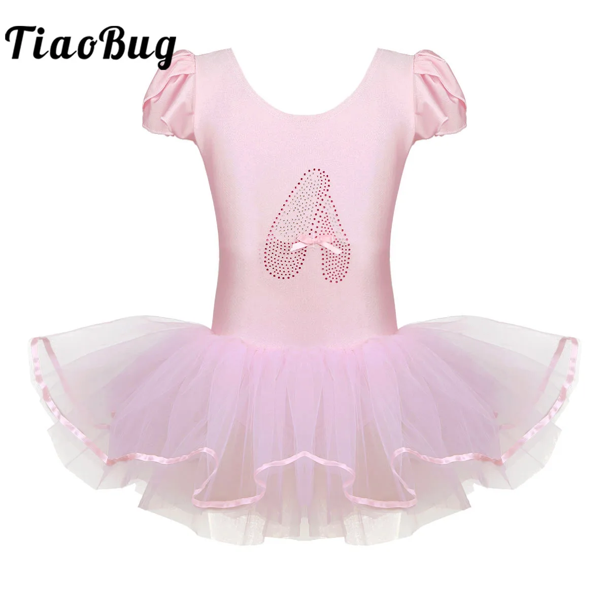 

Ballerina Fairy Dance Tutu Dress Toddlers Little Girls Sequin Fancy Ballet Leotard Dress Gymnastic Costume Ballerina Dancewear