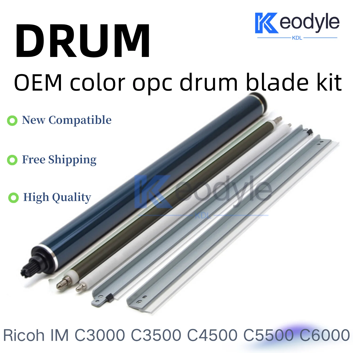 Drum Kit OPC Drum Cleaning Blade Primary Charge Roller Cleaning Roller Drum Lubricant Bar For Ricoh IM C3000 C3500 C4500 C6000