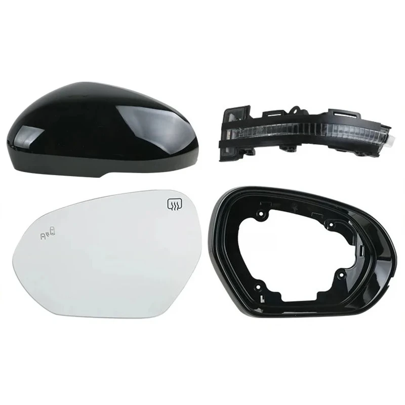 For Leapmotor C10 C11 2024 2025 Rear Heated Blind Spot Warning Mirror Glass Cover Frame Turn Signal Light