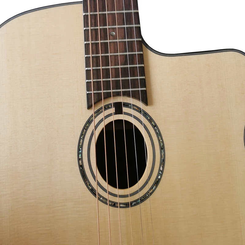 Professionelle Jazz Gypsy Gitarre Vintage Archtop Cutaway Akustik-Saiteninstrument Handgefertigtes Professionelles Musikinstrument – Detail 3