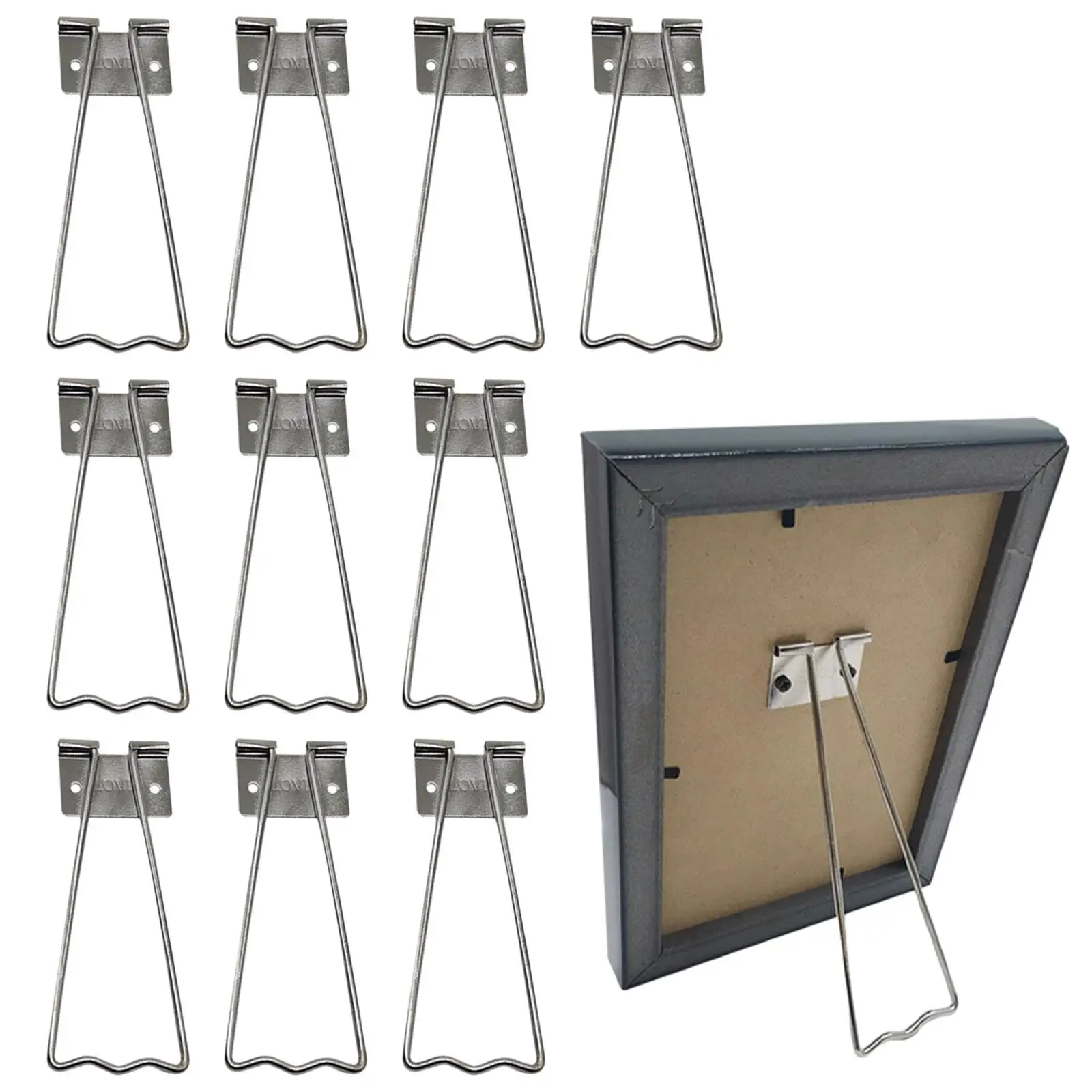 10x Photo Frame Easel Back Stand Pedestal Bracket Tabletop Backboard Holder