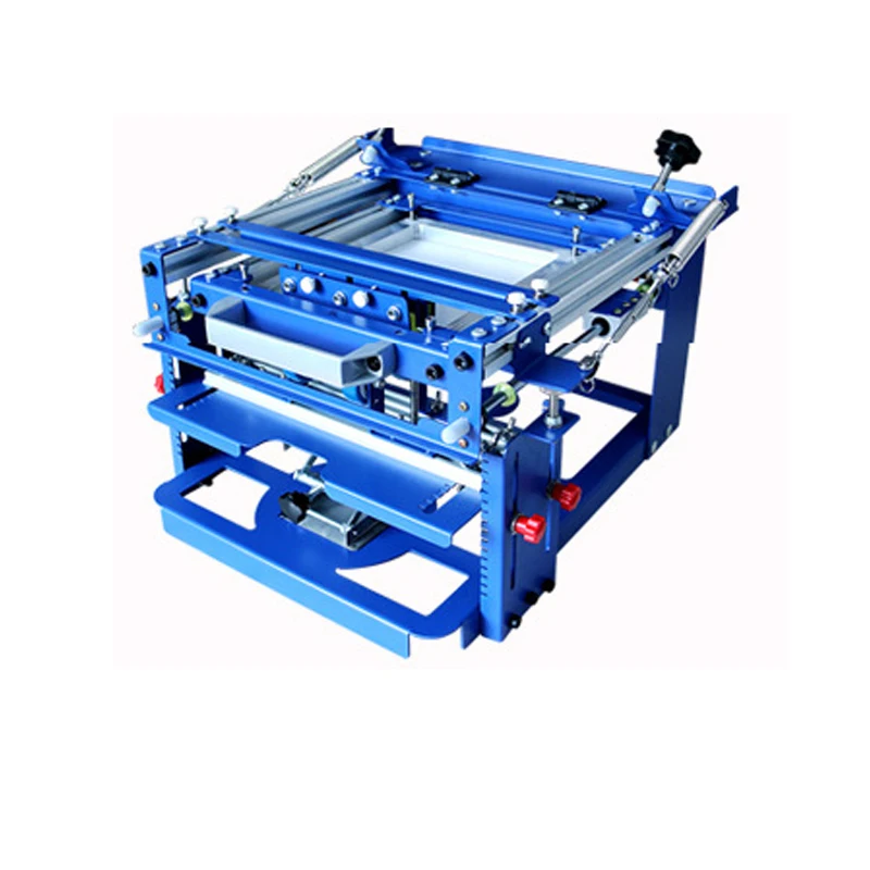 E-Class Small Curved Screen Printer,Manual Table Printing Machine for Cylindrical Objects,Industrial Silk Screening Equipment