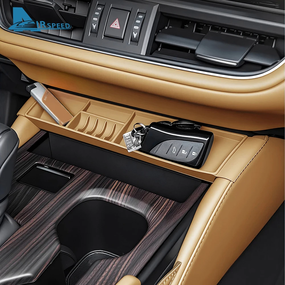 LHD Silicone Car Central Control Gear Panel Storage Box Trim For Lexus ES ES200 ES250 ES300h ES350 2025 2026-UP Car Accessories