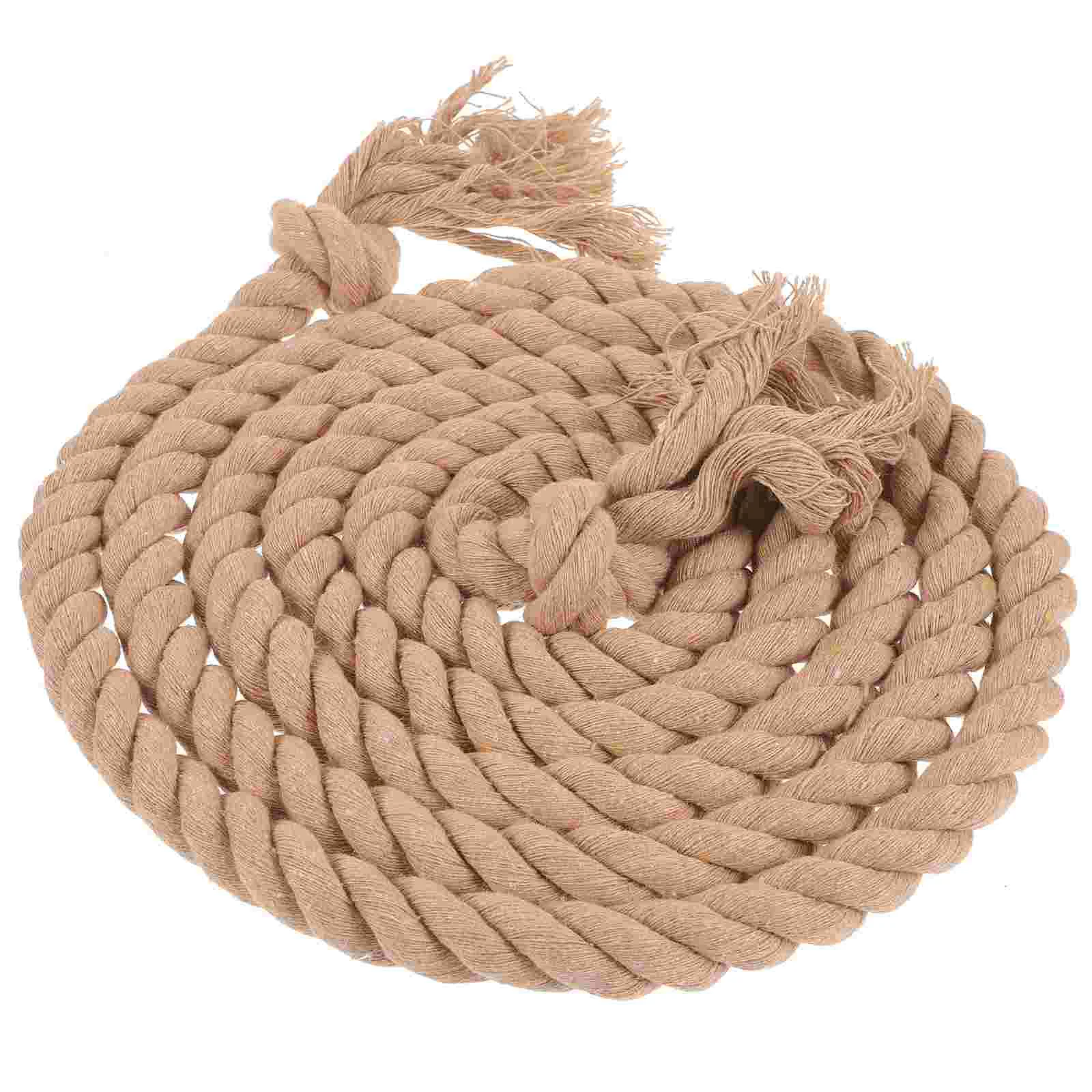 Gothic Braided Rope Belt Casual Occasions Robe Belts for Men Cotton Linen Waist Tassel Decorative Cosplay Sturdy Material