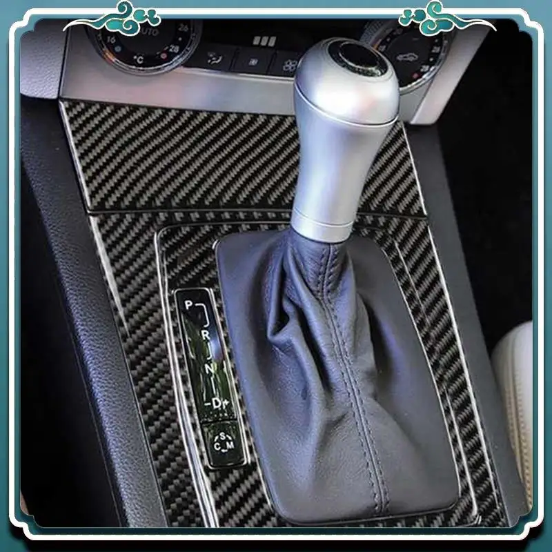 ABTU-ألياف الكربون والعتاد التحول لوحة المركزي والعتاد لوحة التحكم مائي لبنز C-Class W204 2007-2013