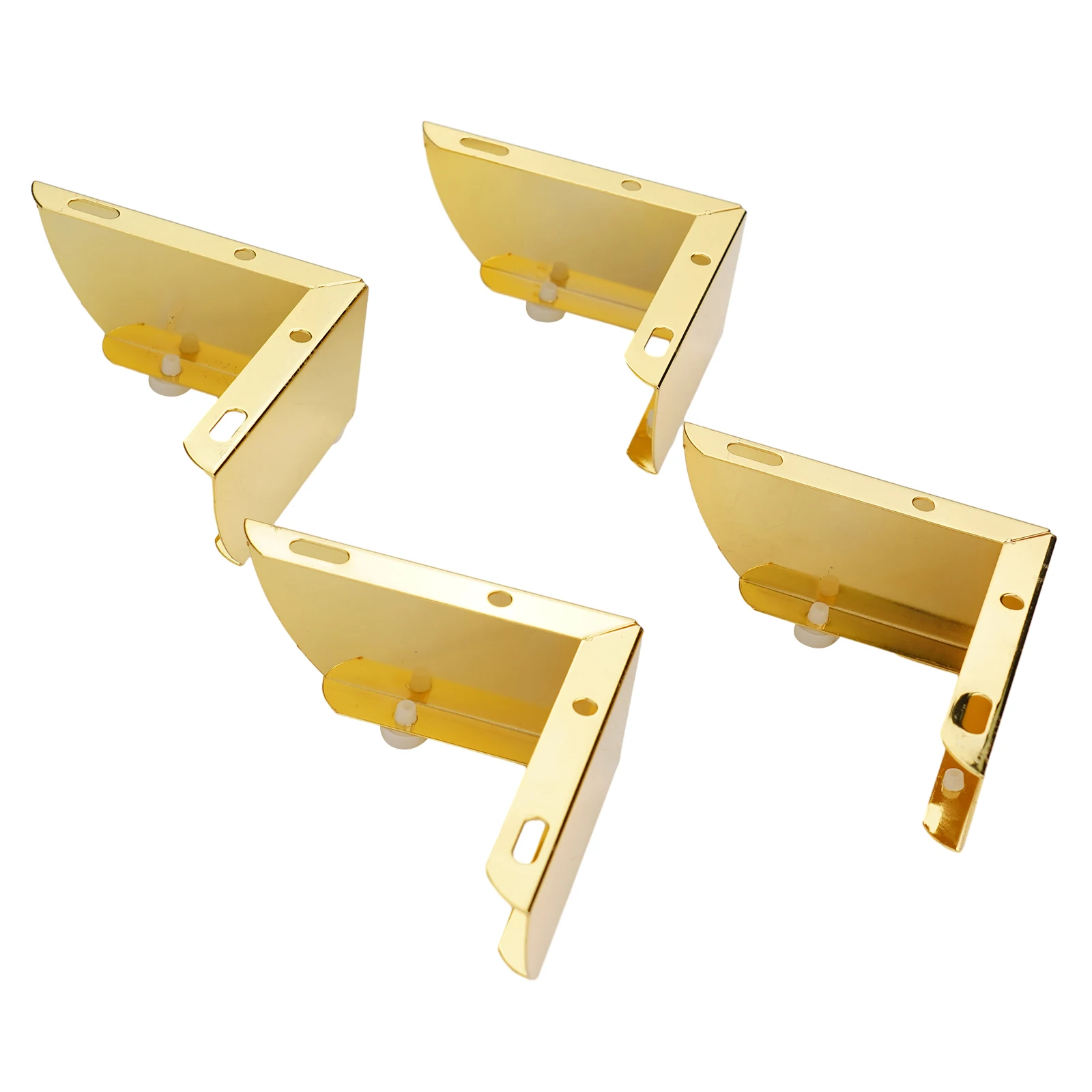 4 pezzi semplice a forma di L 2-In-1 gamba per mobili comodino gamba di supporto per divani letti tavoli accessori per mobili Hardware