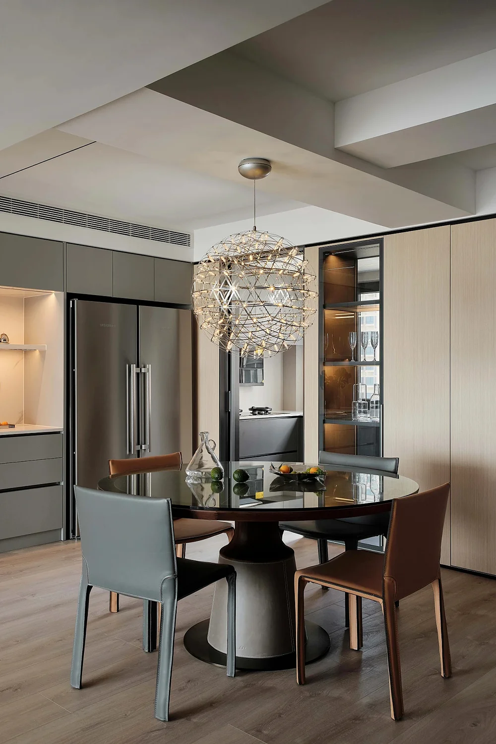 خطة منزل Sanhai تصميم داخلي على الطراز الحديث ثلاثي الأبعاد ماكس تقديم البناء رسم مساحة تخطيط الشقة خدمة مخصصة