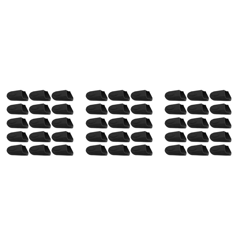 A74K-45Pcs Rubber Mouthpiece Cap Clip Ligature Protect Delicate Tip For Flute Clarinet Saxophone Sax Parts Accessories
