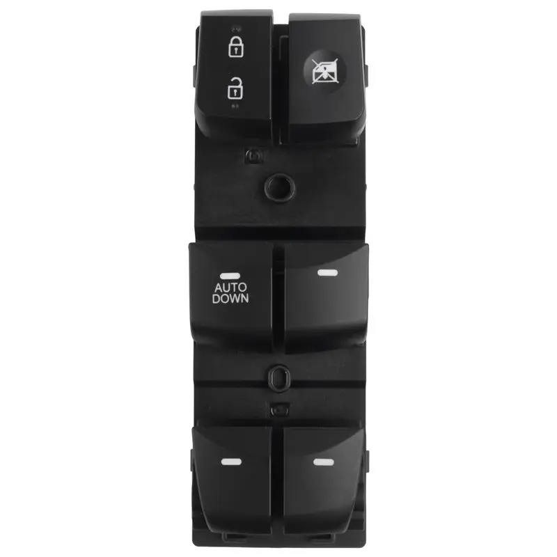 For Elantra 2011 2012 2013 2014 2015 Power Master Window Lift Control Switch LHD 93570-3X000 Black Top-Rated