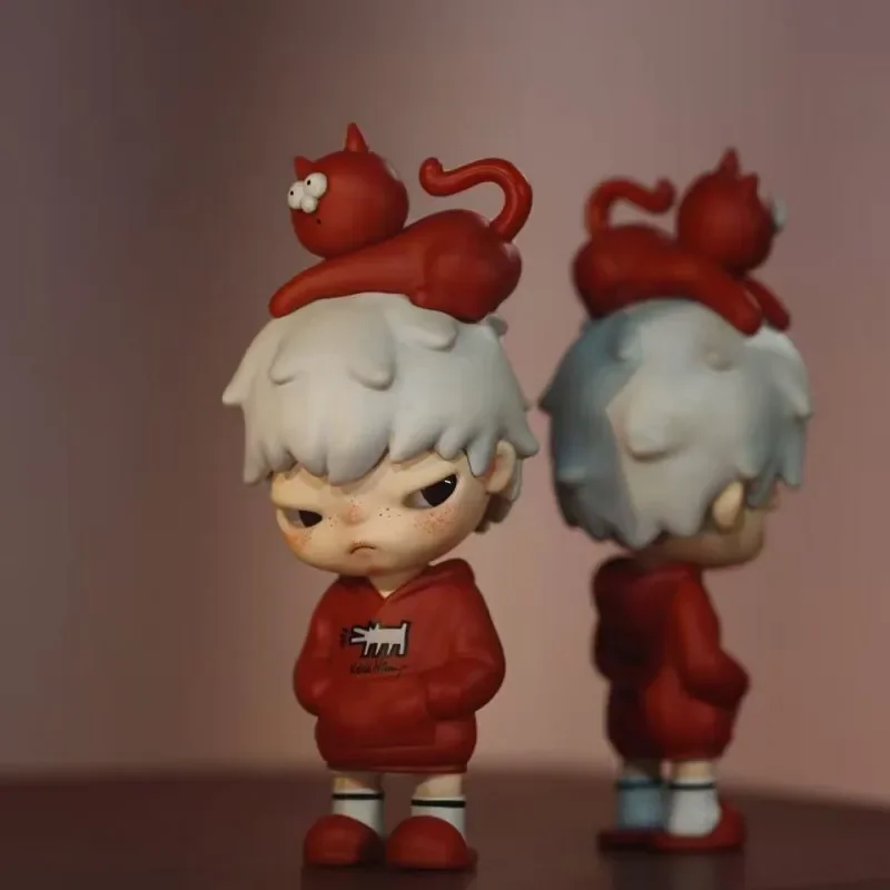 

POPMART Hirono Series KEITH HARING, экшн-фигурка, слепая коробка, сумка для догадок, украшение для рабочего стола, милая модель, подарок для девочек, слепая сумка, игрушки